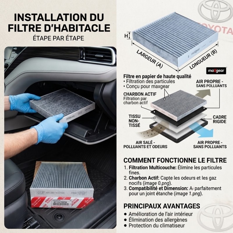 Filtre d'habitacle — 1/3